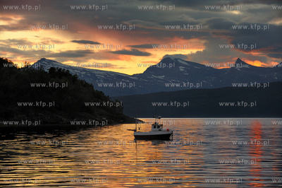 Norwegia , okolice Narviku, polnocna czesc kraju, NZ....