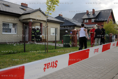 W Domu Opieki w Rumi doszlo do pozaru w pomieszczeniu...