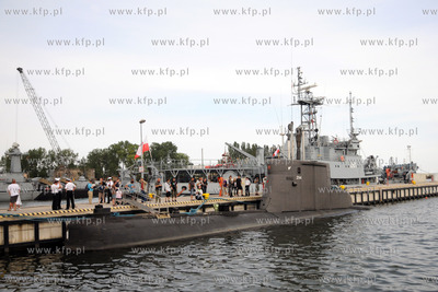 Port Marynarki Wojennej Gdynia. Okret podwodny ORP...