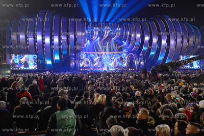 Gdynia Skwer Kosciuszki - Koncert Sylwestrowa Moc Przebojow...