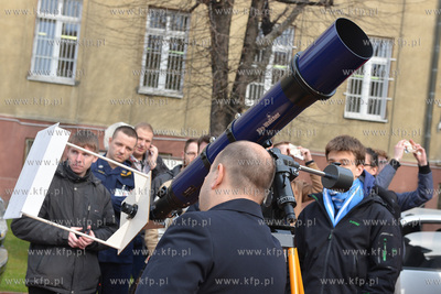 Happening astronomiczny w Akademii Marynarki Wojennej...