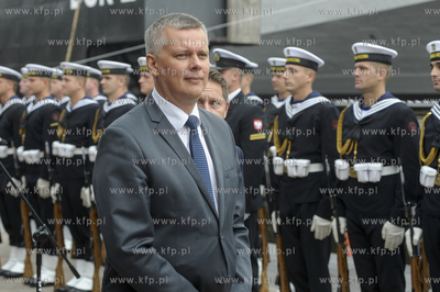 Gdansk  Stocznia Remontowa Shipbuilding Chrzest i wodowanie...