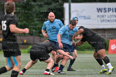 Sopot. Stadion Ogniwo Sopot. Ekstraliga rugby. Energa...
