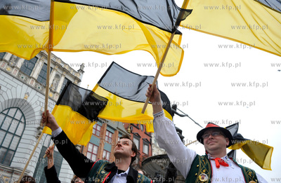 Gdansk, Dlugi Targ. Z okazji Dnia Jednosci Kaszubow...