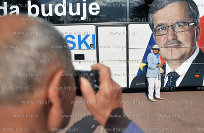 Sopot - zakonczenie kampanii wyborczej kandydata na...