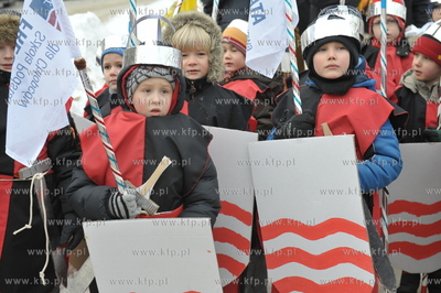 Orszak Trzech Kroli z okazji ich swieta. Pochod Trzech...