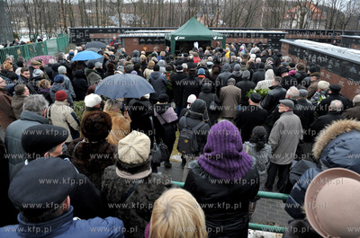 Pogrzeb aktora, Stanislawa Michalskiego, na gdanskim...