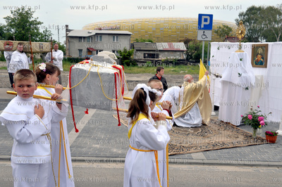 Procesja Bozego Ciala parafii sw. Anna i Joachima....