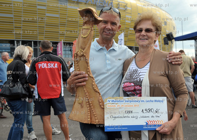 Maraton Sierpniowy im. Lecha Walesy. Danuta walesa...