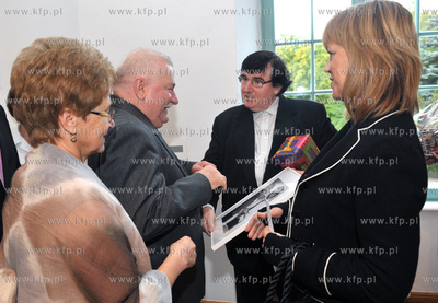 Urodziny Lecha Walesy w Palacu Opatow w Gdansku Oliwie....