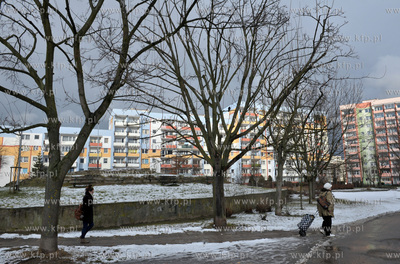 Gdansk Zaspa.Domy na ul. Konstantego Ciolkowskiego....