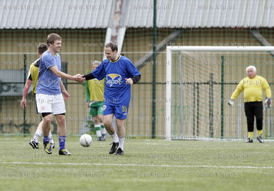 Sopot. Pilka nozna. Spotkanie towarzyskie druzyn Urzedu...
