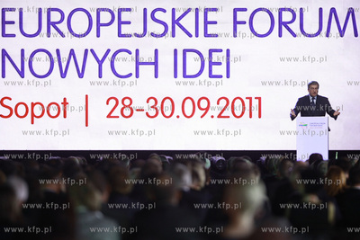 Sopot.  Europejskie Forum Nowych Idei. Uroczyste otwarcie....