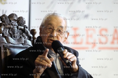 Gdansk. Ratusz Glownego Miasta. Konferencja prasowa...