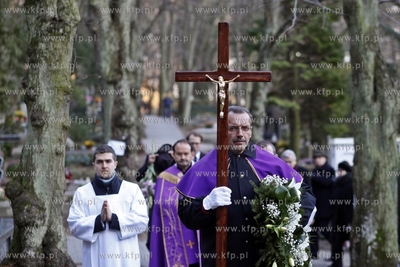 Sopot. Cmentarz Komunalny. Pogrzeb aktorki Joanny Bogackiej.
03.12.2012
fot....