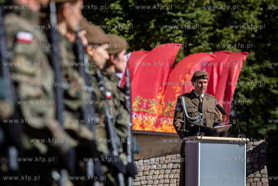 Gdańsk. Pomnik Obrońców Poczty Polskiej. Obchody...