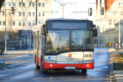Autobus solaris urbino na Hucisku. 27.01.2021 fot....
