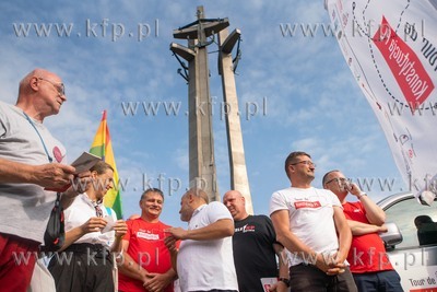 Plac Solidarności. Tour de Konstytucja PL - Gdańsk....