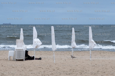 Sopot. Sztorm na Bałtyku. 14.09.2024 / fot. Anna Rezulak...