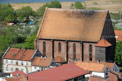 Frombork, Stare Miasto. Gotycki kosciol sw. Mikolaja...