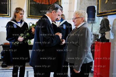 Gdansk. Ratusz Glownomiejski. Dzien Edukacji Narodowej....