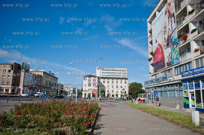 Gdansk. Wrzeszcz. Skrzyzowanie Al. Grunwaldzkiej oraz...