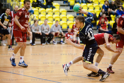 Hala AWFiS Gdansk. Mecz pilki recznej I ligi. Wybrzeze...