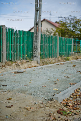 Gdansk. Remont chodnika przy ulicy Ludwika Beethowena.
02.10.2014
fot....