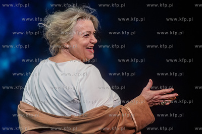 Gdansk. Teatr Szekspirowski. Proba medialna spektaklu...