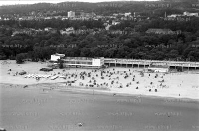 Lazienki Polnocne w Sopocie z lotu ptaka. 3.07.1979...