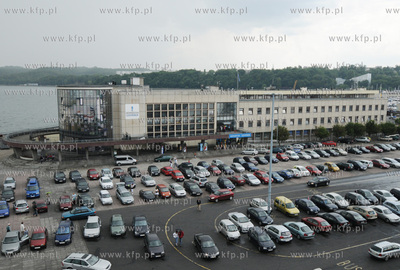 Prom Stena zacumowany przy Skwerze Kosciuszki w Gdyni....