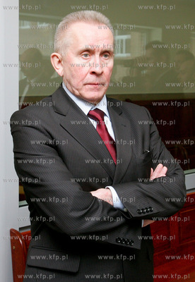 Szczecin. Minister sprawiedliwosci Andrzej Czuma na...