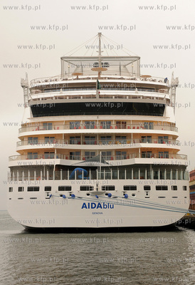 Wloski wycieczkowiec AIDA Blu Genova (GT 68 500 	 dlugosc...