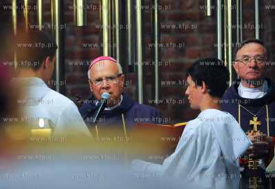 Gdansk. Bazylika sw Brygidy. Msza sw  w intencji zmarlego...