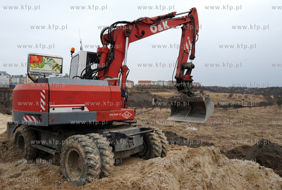 Gdansk. Budowa ulicy Nowej Lodzkiej w ramach projektu...