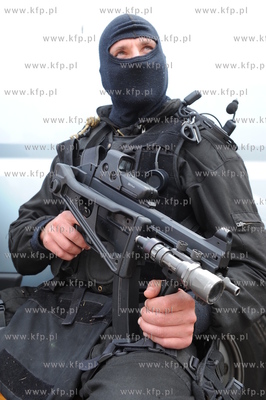 Sopot - molo. Uroczyste obchody Swieta Policji, podczas...