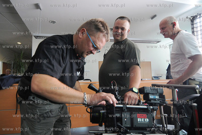 Plan zdjeciowy filmu Uklad Zamkniety w rezyserii Ryszarda...