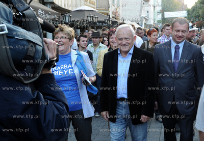 Kampania wyborcza SLD przed wyborami parlamentarnymi....