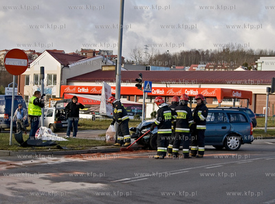 Wypadek na skrzyzowaniu ulic Rakoczego i Piekarniczej...