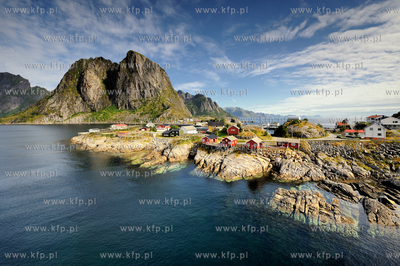 Norwegia , Lofoty, Sakrisoy, polnocna czesc kraju,...