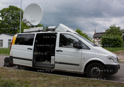 Starogard Gdanski. Zgliszcza zabytkowego mlyna po pozarze....