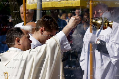 Procesja Bozego Ciala parafii sw. Maksymiliana Kolbe...