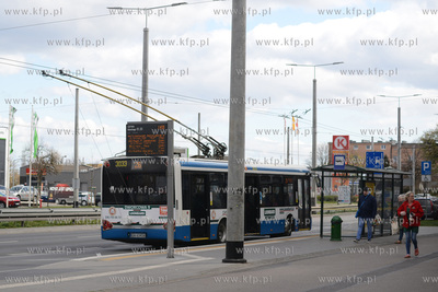 Ulice Gdyni w czasie epidemii koronawirusa COVID-19....