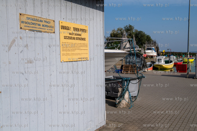 Port rybacki w Piaskach. 04.09.2024. Fot. Konrad Kosycarz...