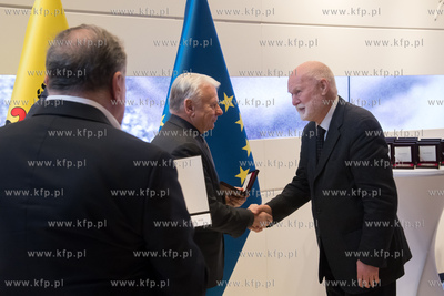 Gdańsk, Europejskie Centrum Solidarności ECS. Wręczenie...