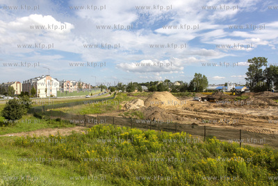 Teren budowy parku handlowego Rock Park Pruszcz przy...