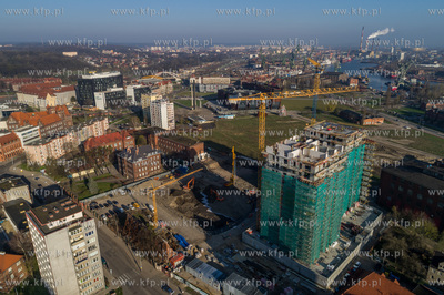 Gdansk, Mlode Miasto, tereny dawnej Stoczni Gdansk....