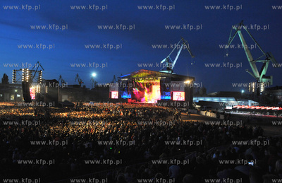Gdansk. Stocznia. Koncert Zaczelo Sie W Polsce bedacy...