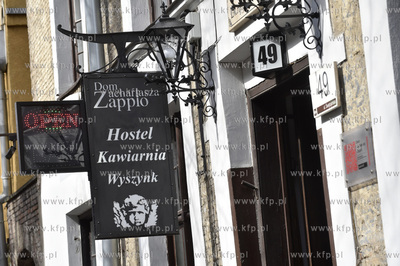 Gdańsk. Ul. Swiętojańska. Dom Zachariasza Zappio....