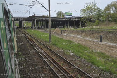 Gdańsk, tuż przed Śródmieściem, widok z okien...